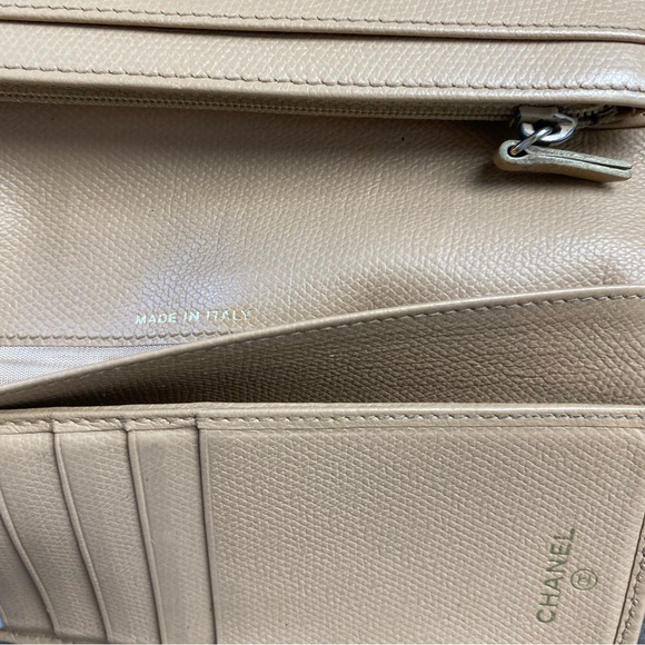 Chanel Bi-Fold Tan Leather Wallet - Picture 8 of 15